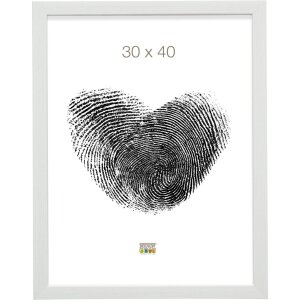 Cadre plastique S41VF1 blanc 30x40 cm verre antireflet