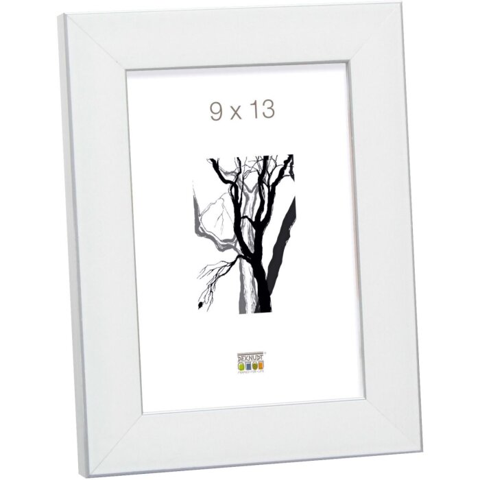 Cadre plastique S41VK blanc 15x20 cm verre premium