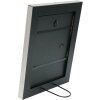 Cadre en bois S42L argent 18x24 cm verre premium
