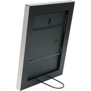 Cadre en bois S42L argent 20x30 cm verre premium