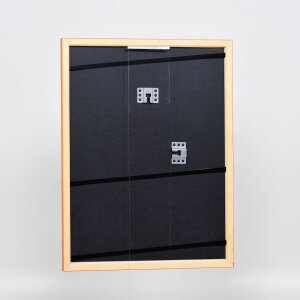 Effect cadre en bois profil 89 saumon 10x10 cm verre normal