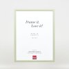 Cadre en bois Effect Profil 35 vert 10,5x14,8 cm verre normal