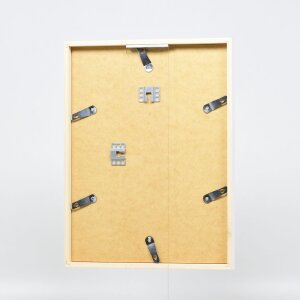 Cadre en bois Effect Profil 35 blanc 10,5x14,8 cm verre normal
