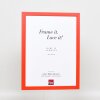 Cadre en bois Top Cube 10,5x14,8 cm rouge Verre antireflet