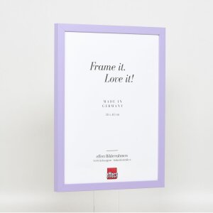 Cadre en bois Top Cube 10,5x14,8 cm lilas verre antireflet