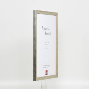 Cadre en bois Effect Profil 2070 Verre antireflet 10,5x14,8 cm argenté