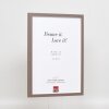 Cadre en bois Effect Profil 35 brun 13x18 cm verre normal + entretoise