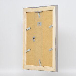 Effect Cadre photo en bois massif 2240 gris 13x18 cm verre normal