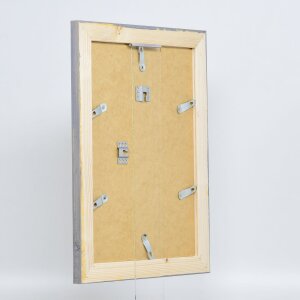 Effect Cadre photo en bois massif 2240 gris 13x18 cm verre normal