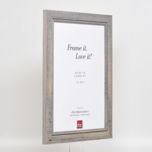 Effect Cadre photo en bois massif 2240 gris 13x18 cm verre normal