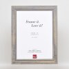 Effect Cadre photo en bois massif 2240 gris 13x18 cm verre normal