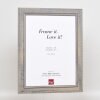 Effect Cadre photo en bois massif 2240 gris 13x18 cm verre normal