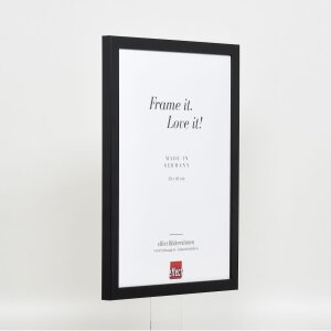 Cadre en bois Top Cube 14,8x21 cm noir Verre antireflet