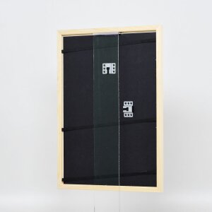 Cadre en bois Effect Profil 89 blanc 14,8x21 cm verre antireflet