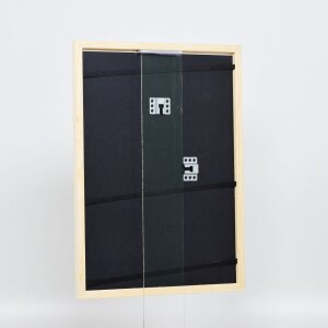 Cadre en bois Effect Profil 89 blanc 14,8x21 cm verre antireflet