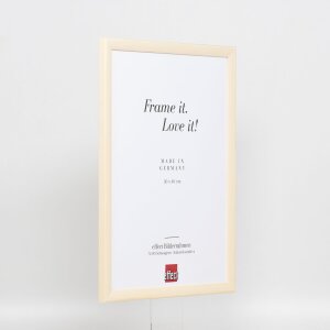 Cadre en bois Effect Profil 89 blanc 14,8x21 cm verre antireflet