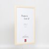 Cadre en bois Effect Profil 89 blanc 14,8x21 cm verre antireflet