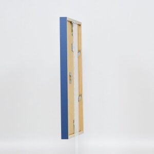 Cadre en bois Effect Profil 35 bleu 14,8x21 cm verre normal + entretoise