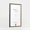Cadre en bois Effect Profil 23 brun noisette 15x20 cm verre antireflet