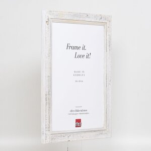 Effect Cadre photo en bois massif 2240 blanc 15x20 cm verre acrylique
