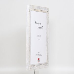Effect Cadre photo en bois massif 2240 blanc 15x20 cm verre acrylique