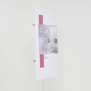Porte-photos sans cadre 18x24 cm verre normal