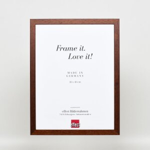 Cadre en bois Effect Profil 2210 brun foncé 18x24 cm verre antireflet