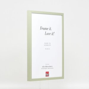 Cadre en bois Effect Profil 35 vert 18x24 cm Verre antireflet
