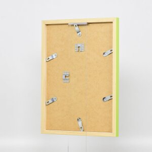 Cadre en bois Top Cube 18x24 cm vert Verre antireflet