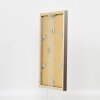 Cadre en bois Top Cube 18x24 cm platine verre antireflet