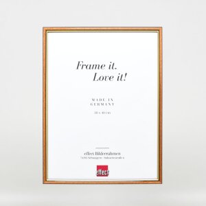 Cadre en bois Effect Profil 23 brun clair 18x32 cm verre clair