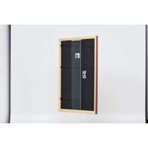 Effect cadre en bois Profil 38 brun 18x32 cm verre normal