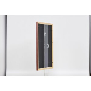 Effect cadre en bois Profil 38 brun 18x32 cm verre normal