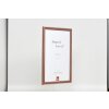 Effect cadre en bois Profil 38 brun 18x32 cm verre normal