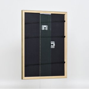 Cadre en bois Effect Profil 2070 Verre antireflet 18x32 cm or