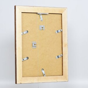 Cadre en bois Effect 2400 brun 20x20 cm verre antireflet