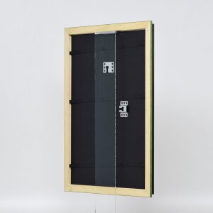 Effect cadre en bois profil 21 vert 20x25 cm verre normal