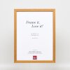 Cadre bois Effect Profil 33 chêne 20x25 cm verre antireflet