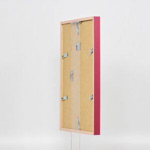 Cadre en bois Effect Profil 35 rouge 20x25 cm verre normal + entretoise