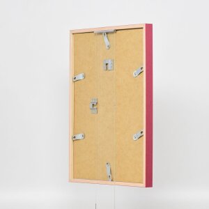 Cadre en bois Effect Profil 35 rouge 20x25 cm verre normal + entretoise