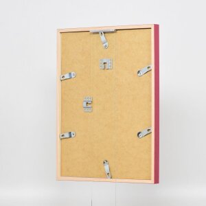 Cadre en bois Effect Profil 35 rouge 20x25 cm verre normal + entretoise