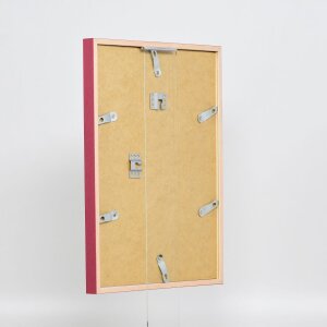 Cadre en bois Effect Profil 35 rouge 20x25 cm verre normal + entretoise