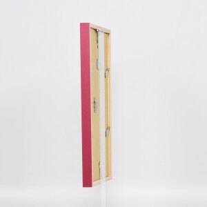 Cadre en bois Effect Profil 35 rouge 20x25 cm verre normal + entretoise