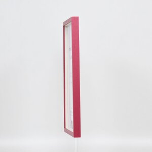 Cadre en bois Effect Profil 35 rouge 20x25 cm verre normal + entretoise