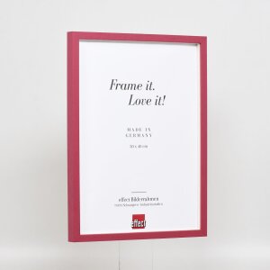 Cadre en bois Effect Profil 35 rouge 20x25 cm verre normal + entretoise