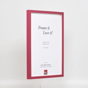 Cadre en bois Effect Profil 35 rouge 20x25 cm verre normal + entretoise