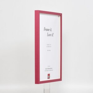 Cadre en bois Effect Profil 35 rouge 20x25 cm verre normal + entretoise