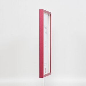 Cadre en bois Effect Profil 35 rouge 20x25 cm verre normal + entretoise