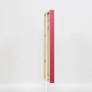 Cadre en bois Effect Profil 35 rouge 20x25 cm verre normal + entretoise