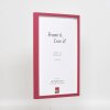Cadre en bois Effect Profil 35 rouge 20x25 cm verre normal + entretoise